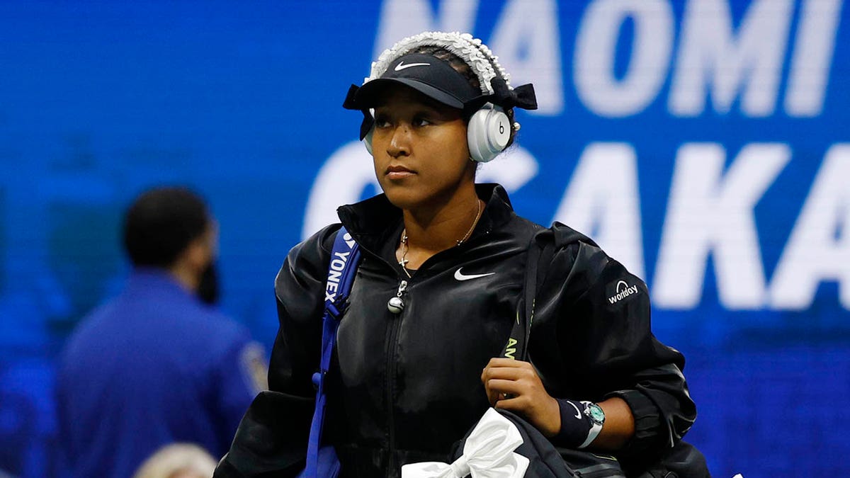 Naomi Osaka was on hand to watch the match