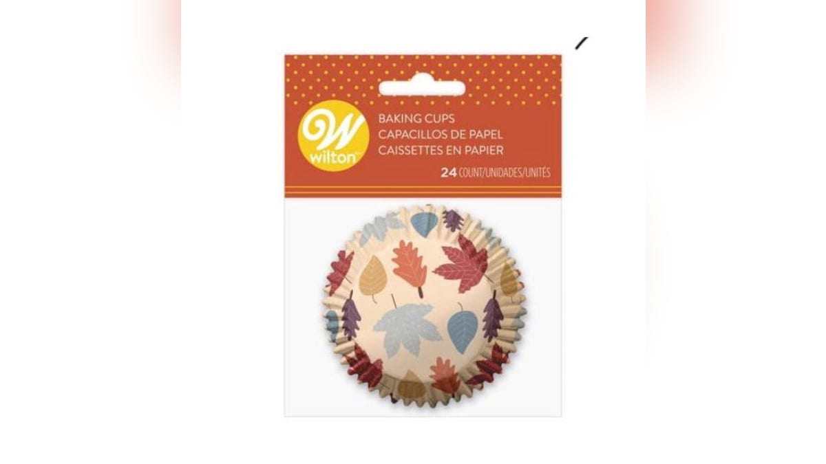 Bake all your cupcakes in fall-themed liners.?