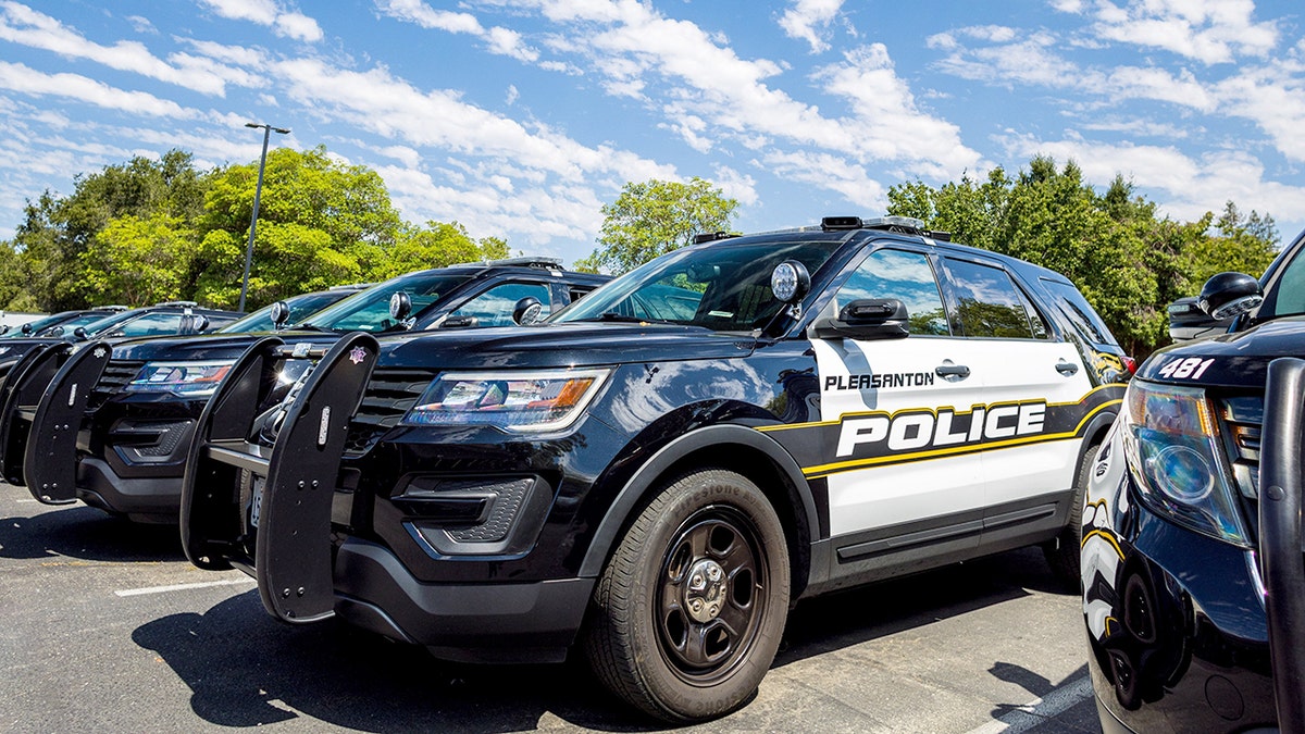 Pleasanton Police Department SUVs