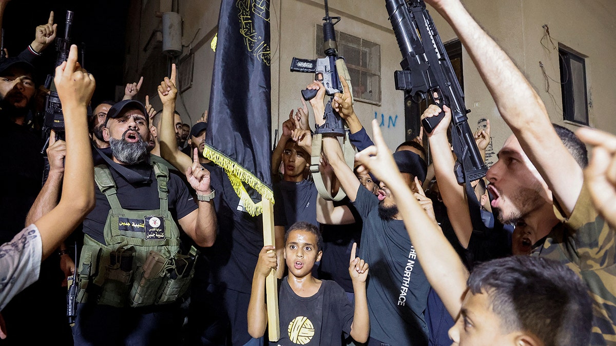 Manifestación en Qabatiya