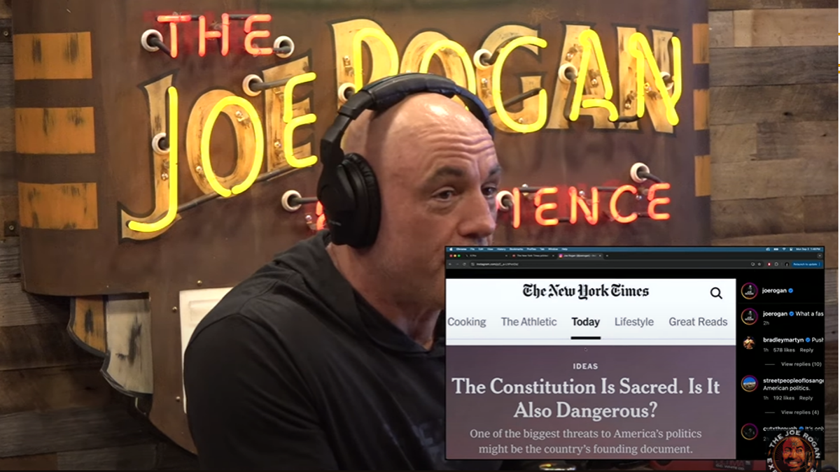 Rogan criticizes The New York Times