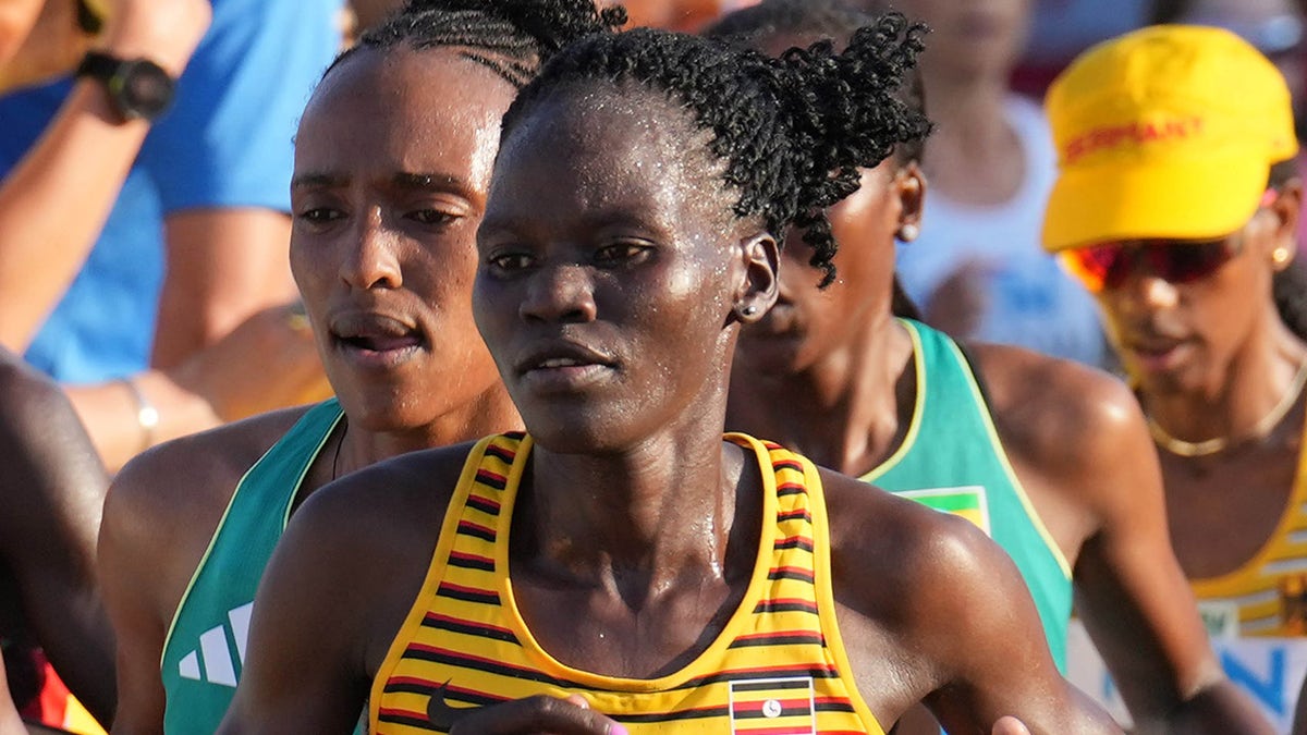 Rebecca Cheptegei en el Campeonato del Mundo de Atletismo