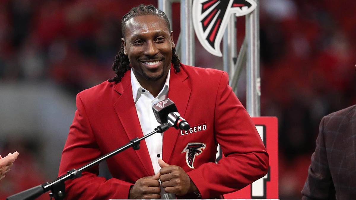 Roddy White di stadion Falcons