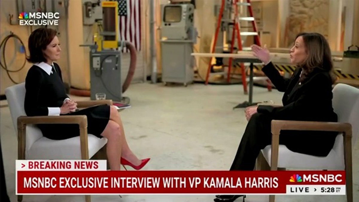 Stephanie Ruhle de MSNBC entrevista a Kamala Harris