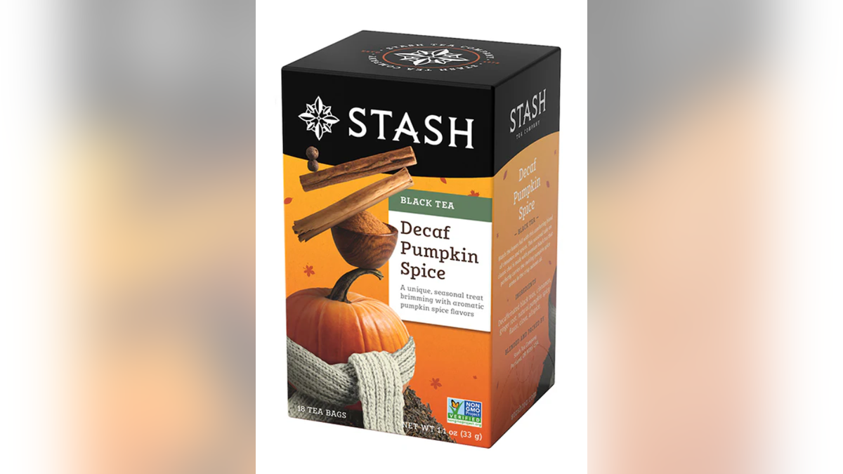 A los bebedores de té les encantará el sabor de la especia de calabaza Stash. 