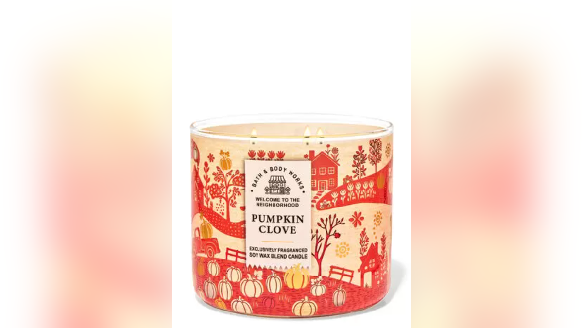 Get a beautiful candle with the classic fall pumpkin smell.?