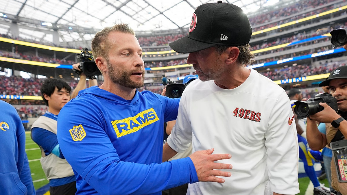 Sean McVay y Kyle Shanahan