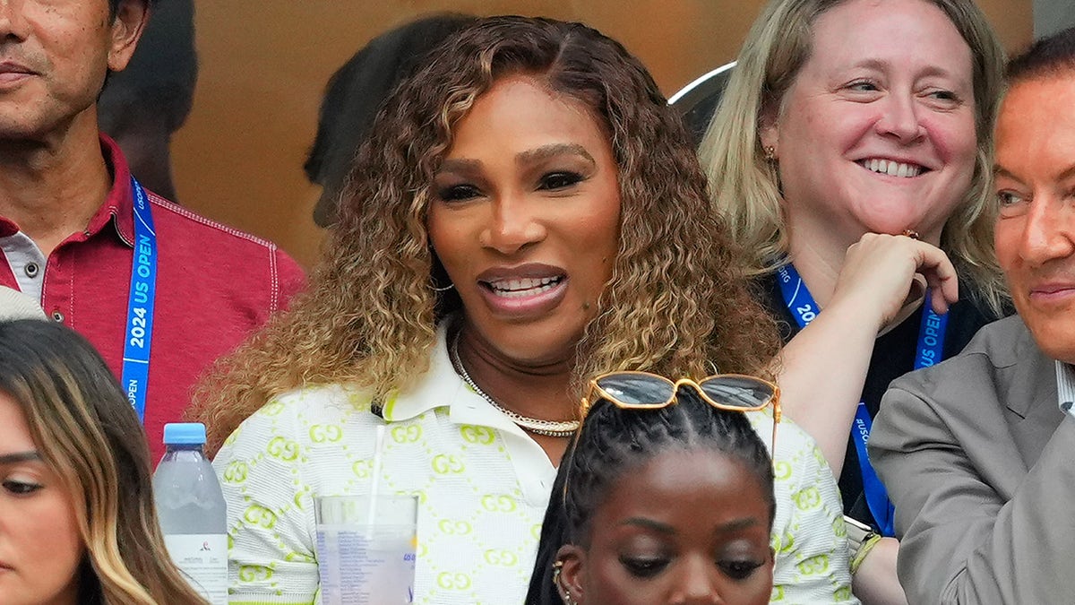 Serena Williams attends the US Open 