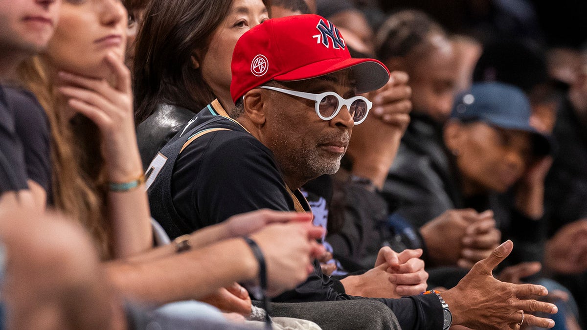 Spike Lee on the sideline