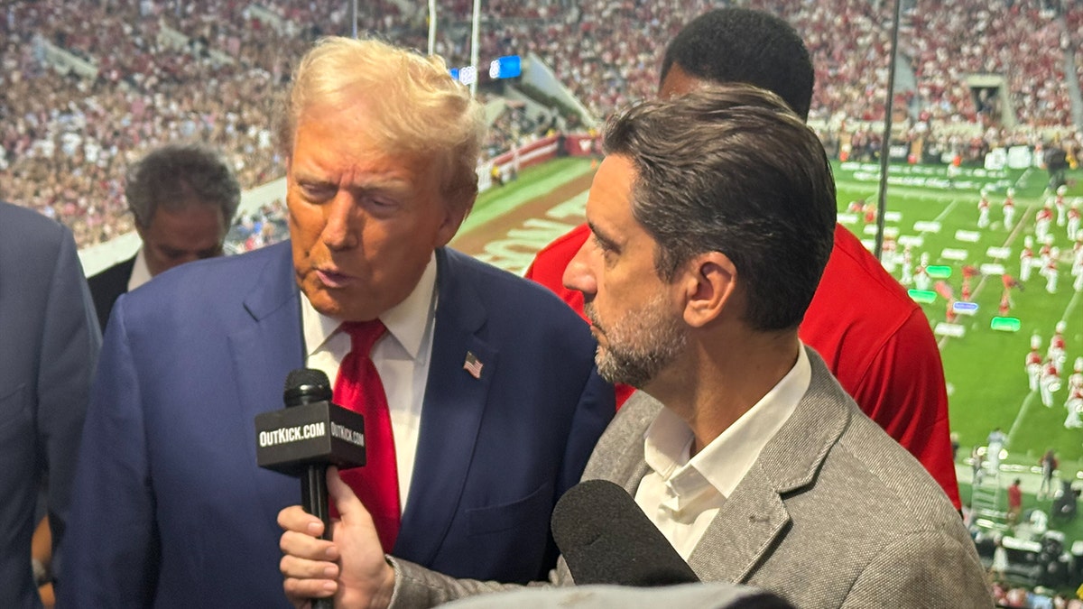 Clay Travis interviews erstwhile  President Trump