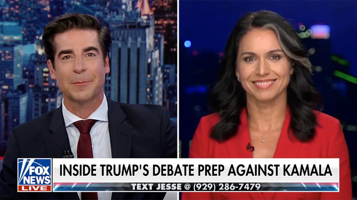 Tulsi Gabbard on with Jesse Watters