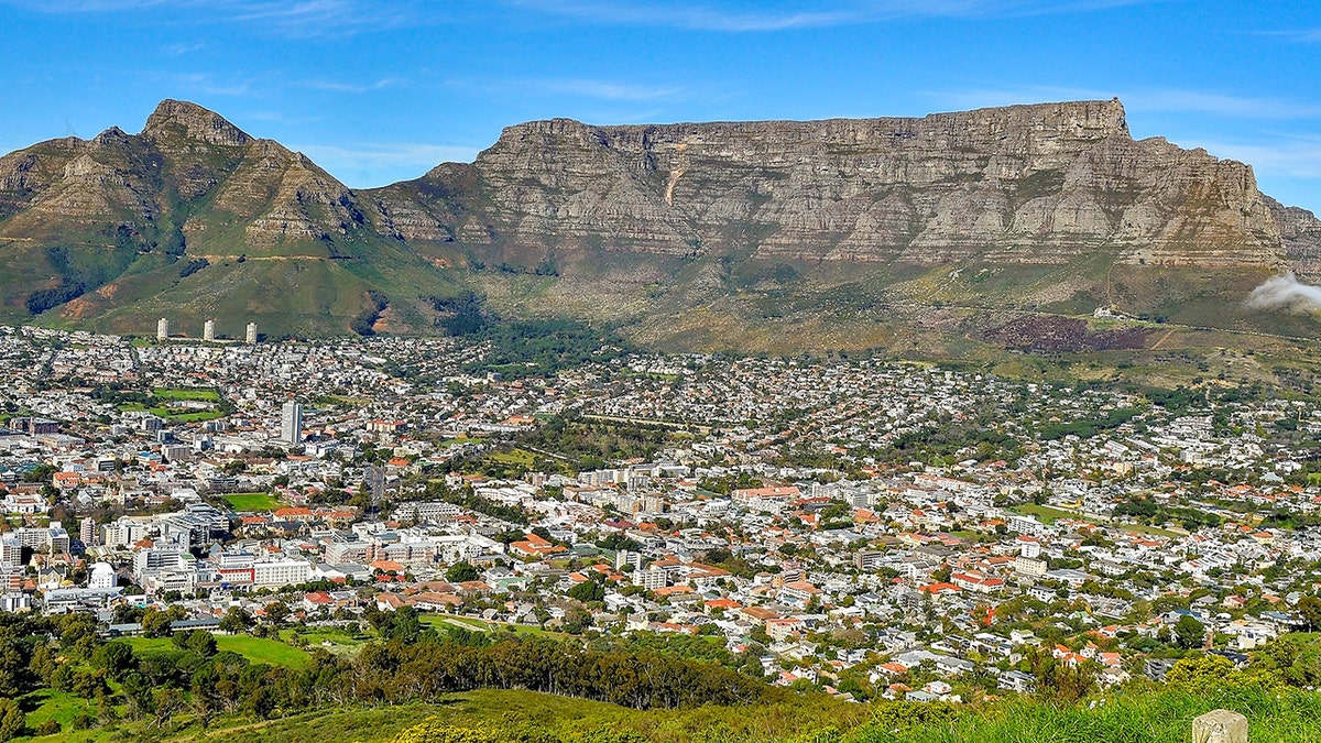 Montaña de la Mesa en Sudáfrica