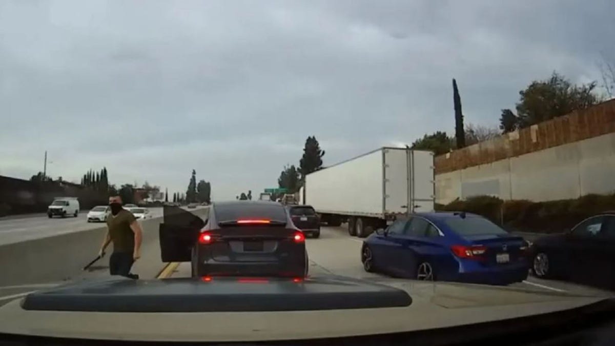 Tesla road-rage driver