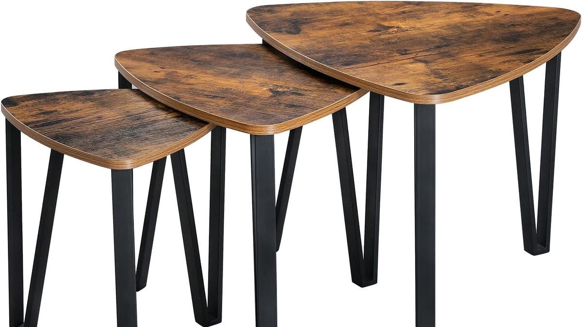 Nesting tables are great for entertaining.