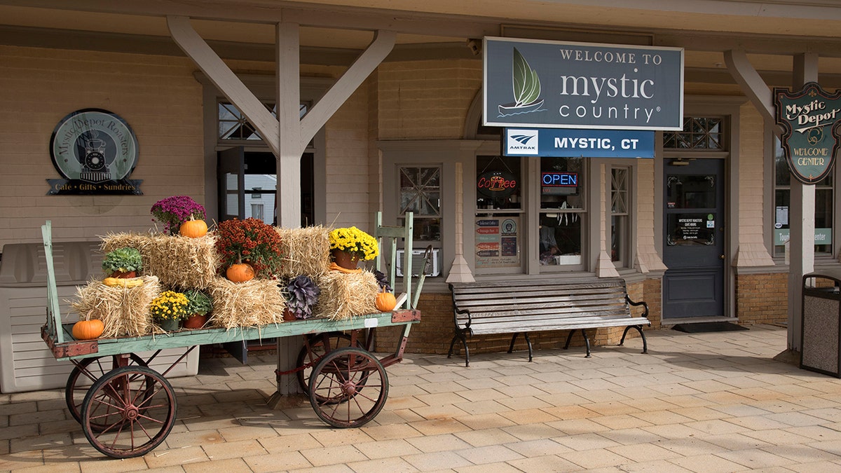 Mystic, outono em Connecticut