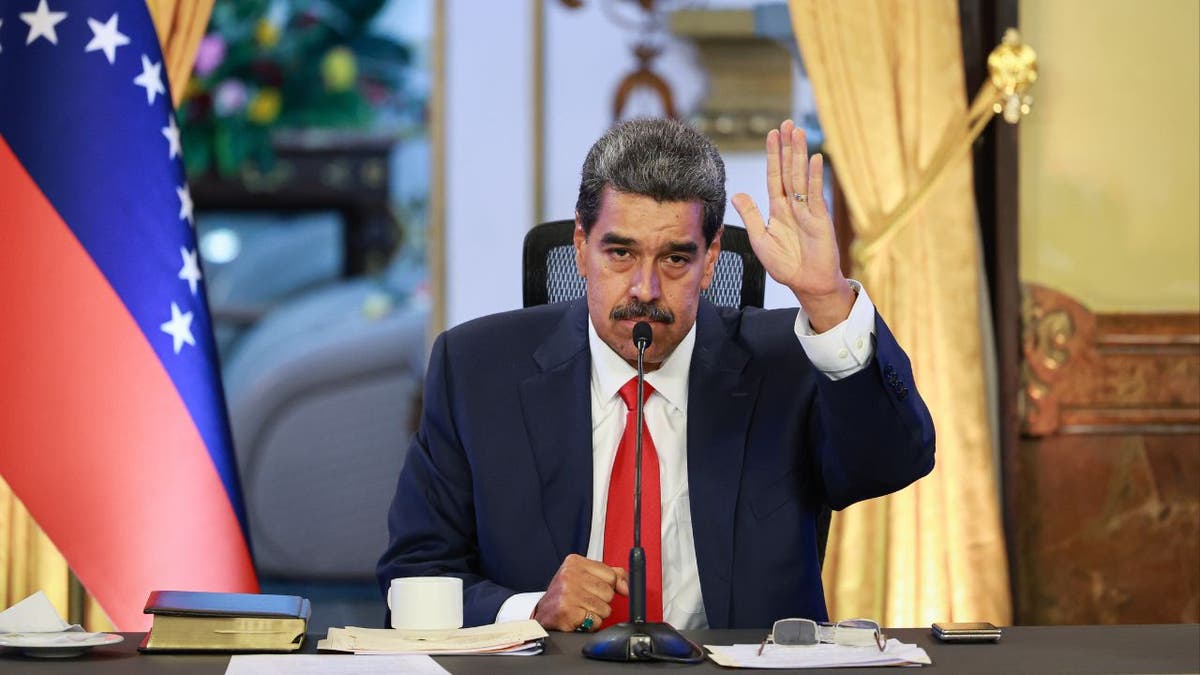 El presidente Nicolás Maduro habla