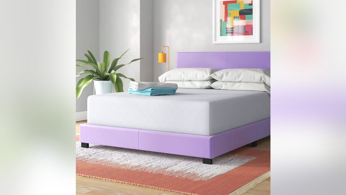 This cooling memory foam mattress updates your bed with support and just the right temperature.?