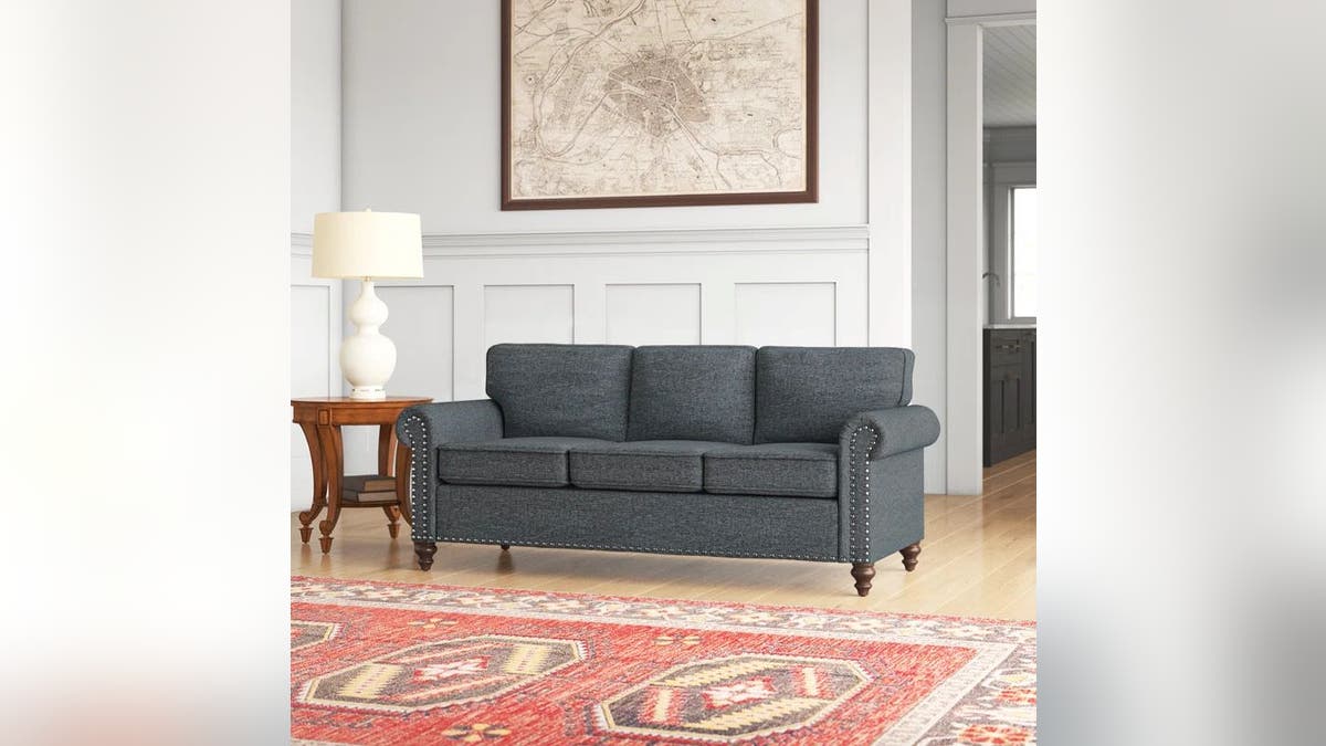 Opt for this no-nonsense, applicable  sofa.