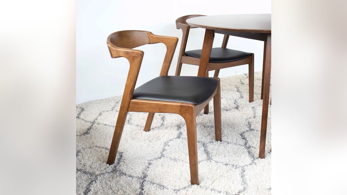 This set of two Sharon upholstered side chairs is getting high reviews from Wayfair customers.