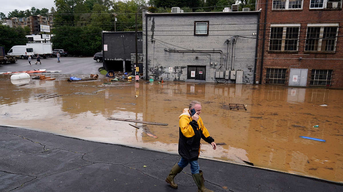 Floodwaters are rising in Asheville