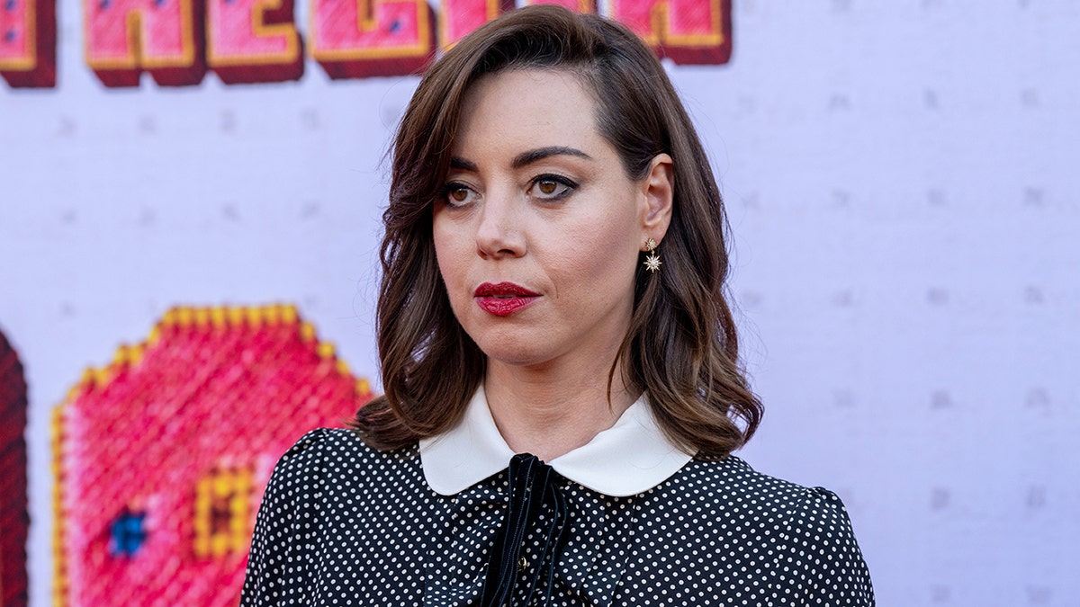 Aubrey Plaza at the premiere of "Thelma"