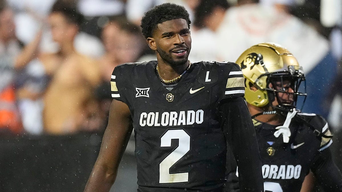 Shedeur Sanders on the sideline