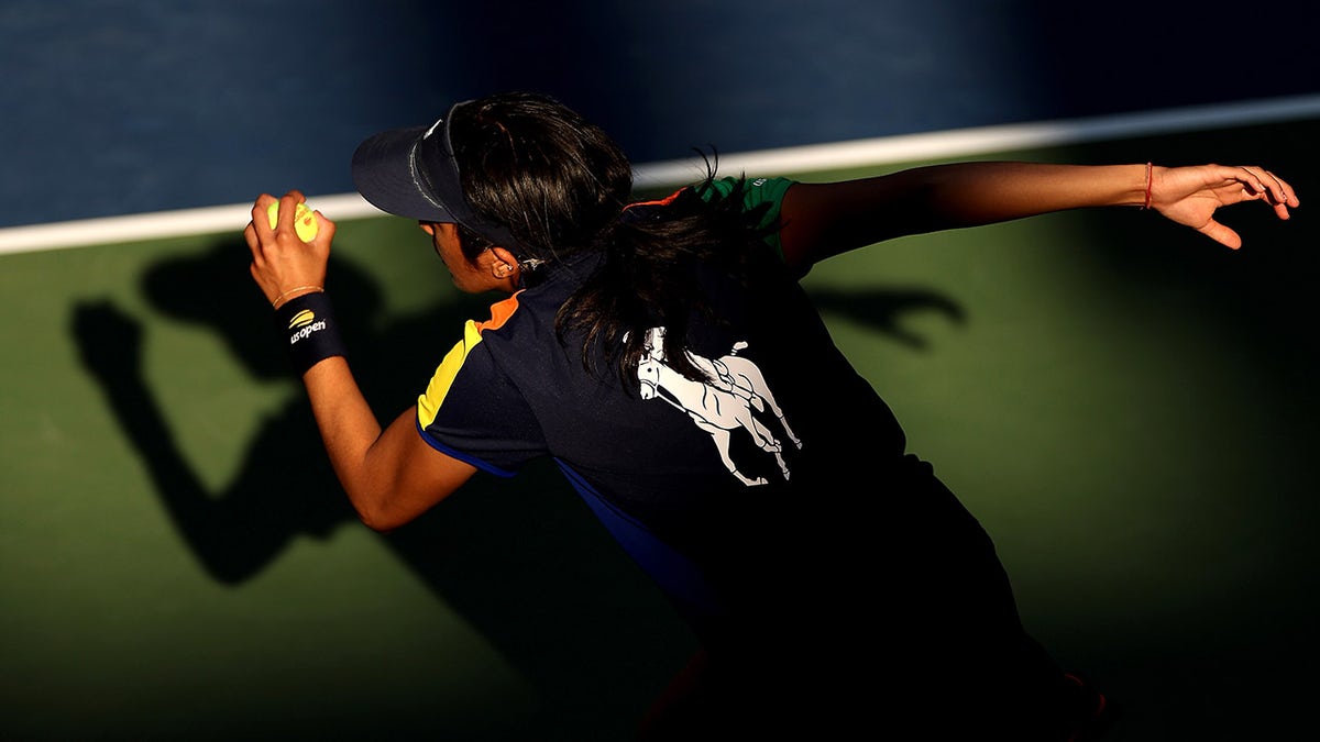 Ball girls at the US Open