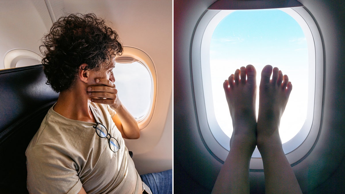 going barefoot on plane could get your removed