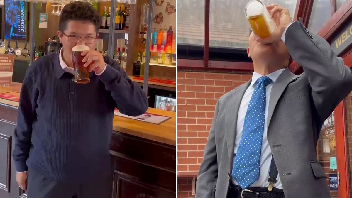 Man is traversing the UK chugging a pint of beer to protest pub tax ...