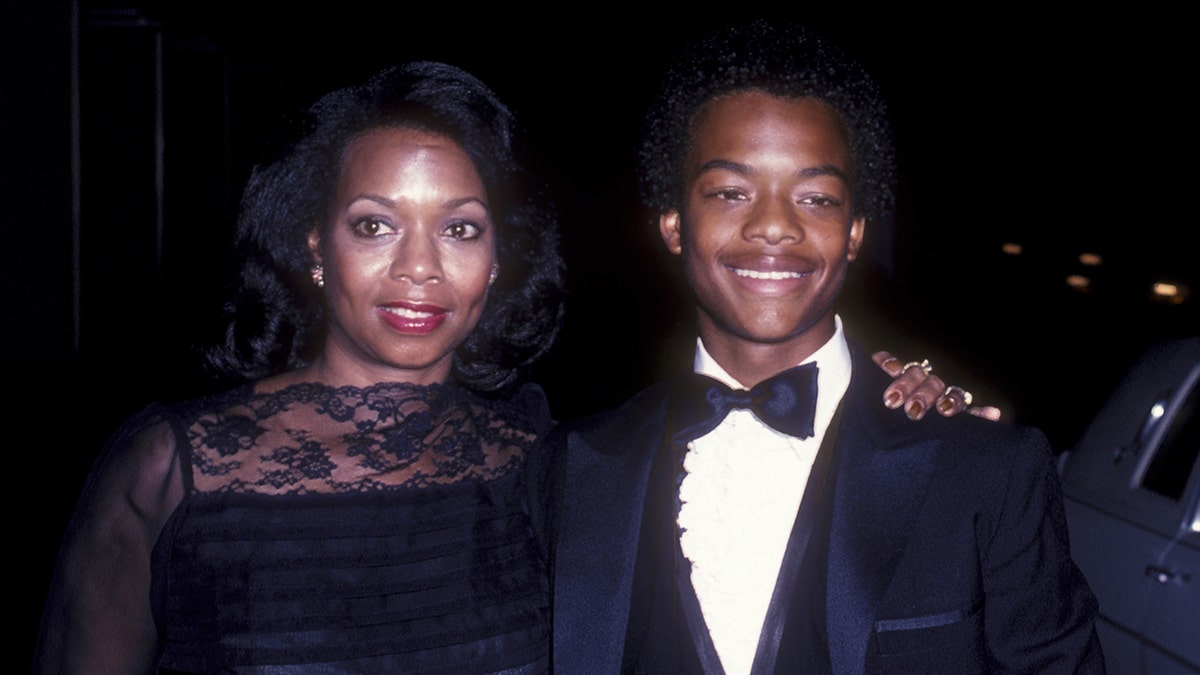 Betty A Bridges with lad   Todd Bridges