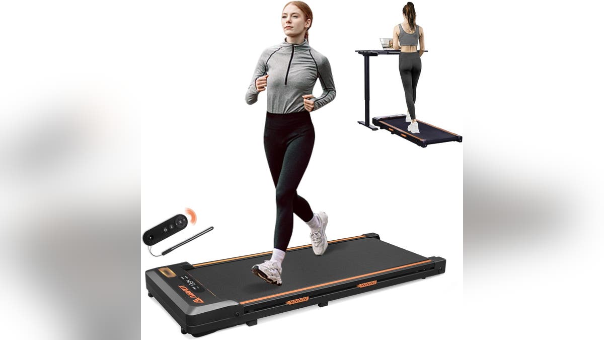 Cobalah treadmill ringkas ini jika ruang Anda terbatas.