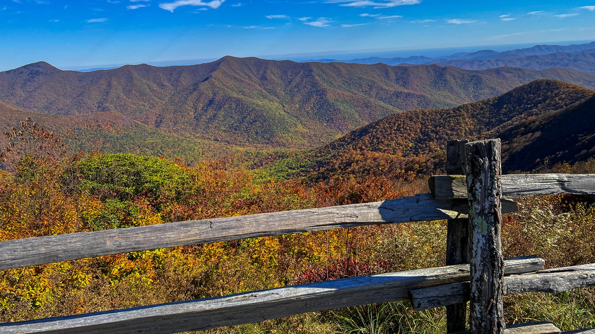 Blue Ridge Parkway fall foliage