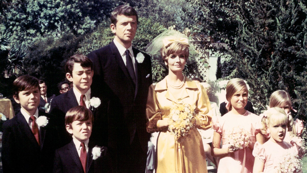 Brady family in the first episode of "The Brady Bunch"