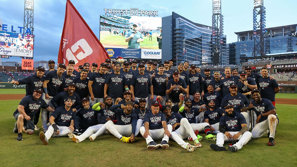 Los Bravos de Atlanta celebran su pase a la postemporada