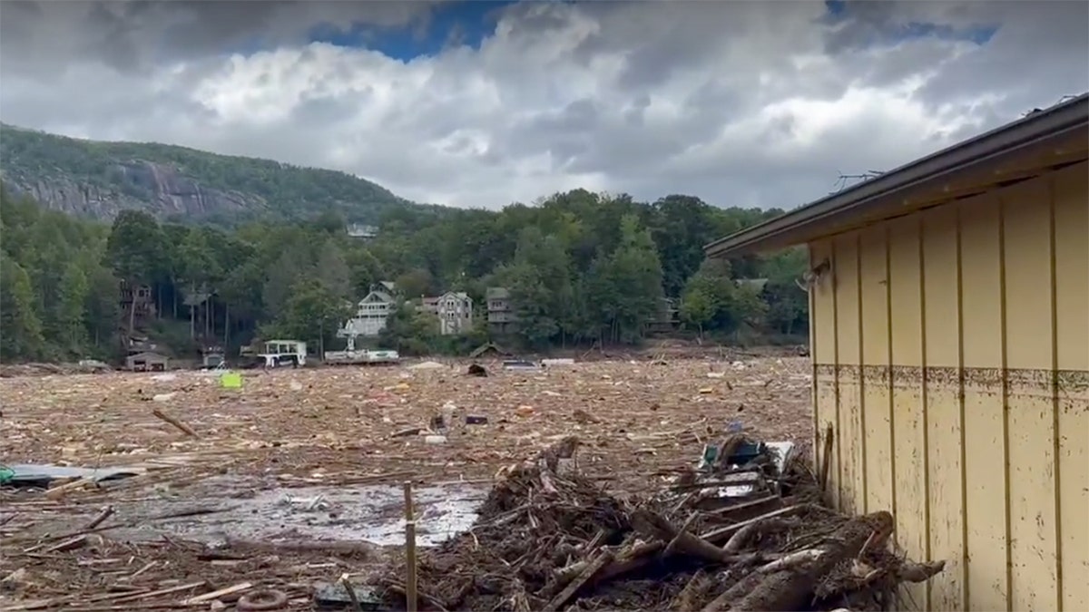 Lake Lure view from Broyhill home