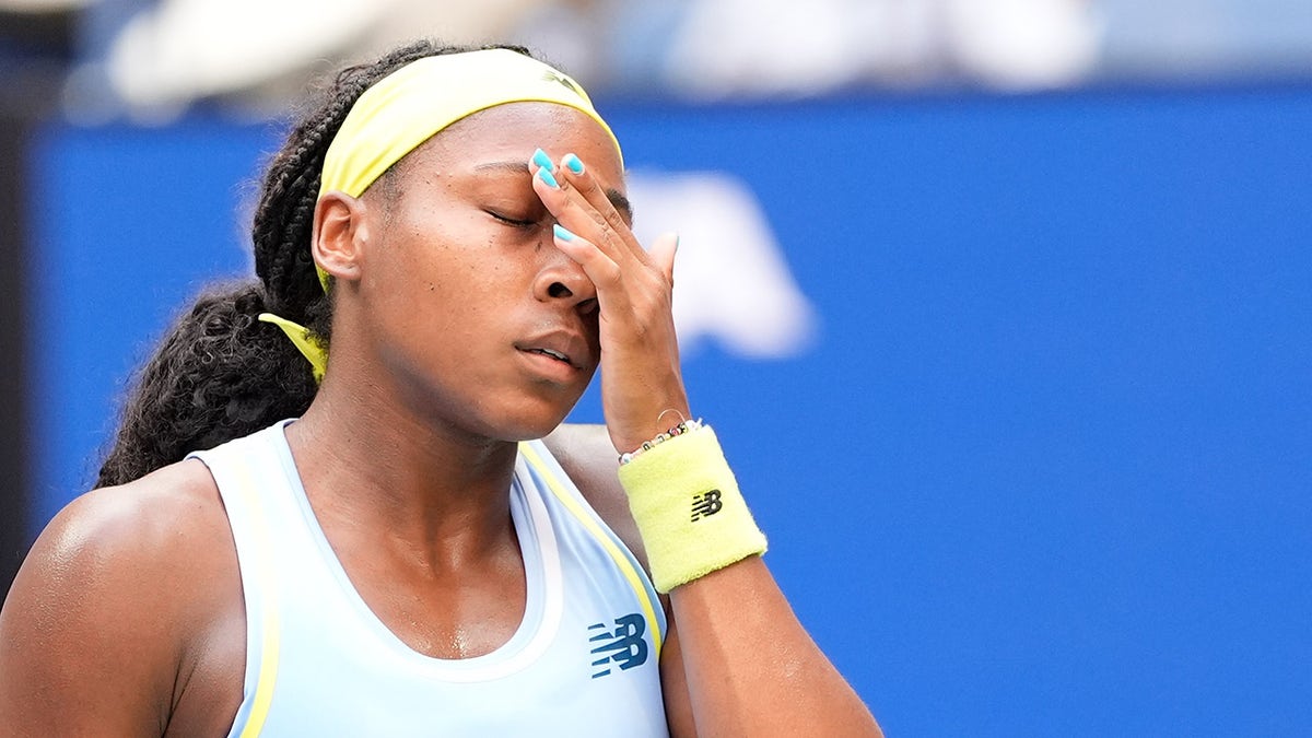 Coco Gauff triste