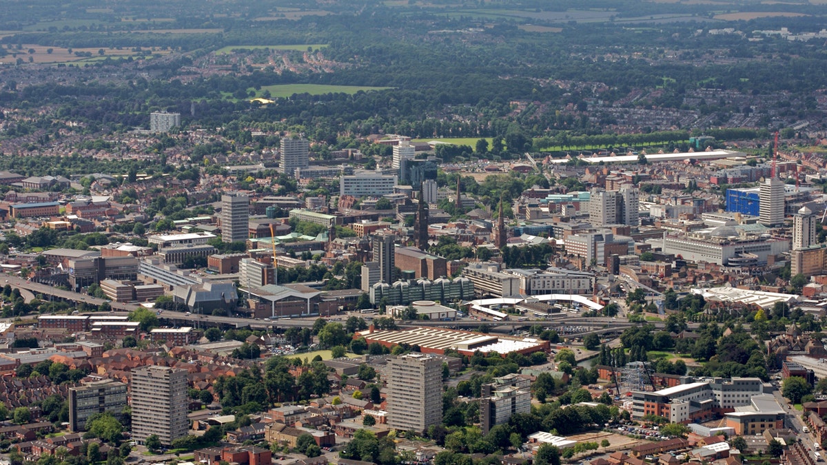 La ciudad de Coventry, Inglaterra