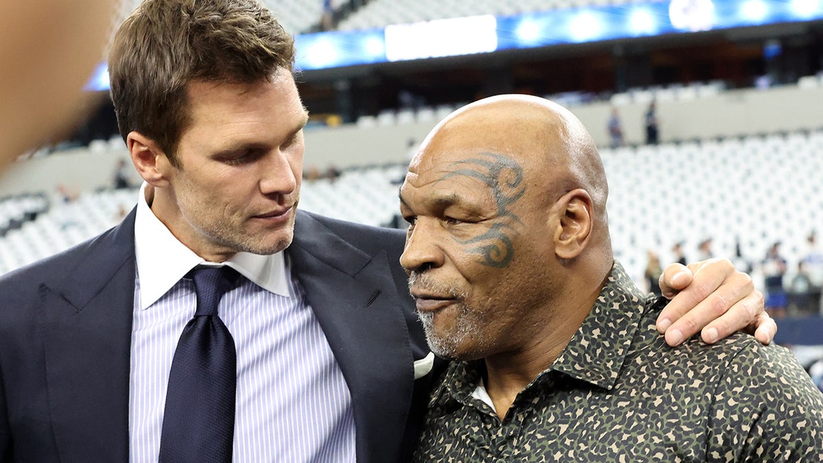 Tom Brady and Mike Tyson