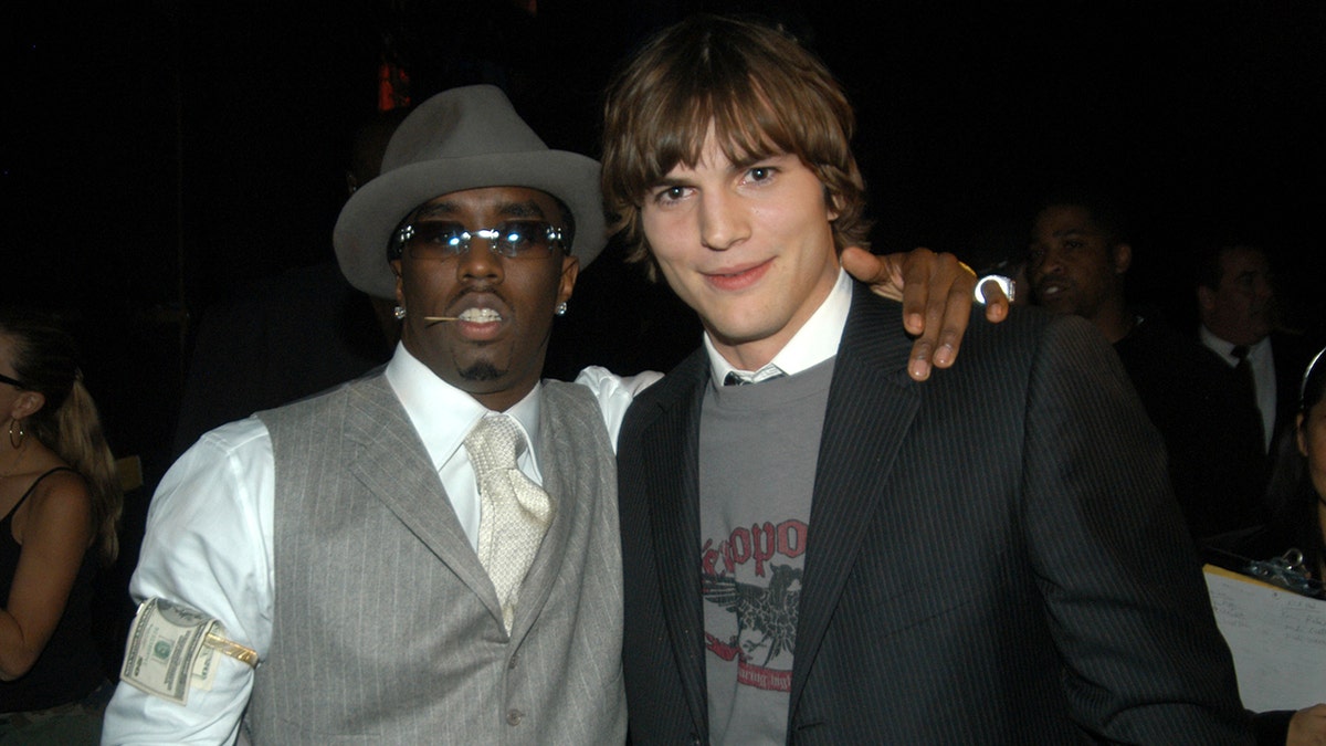 Sean 'Diddy' Combs y Ashton Kutcher