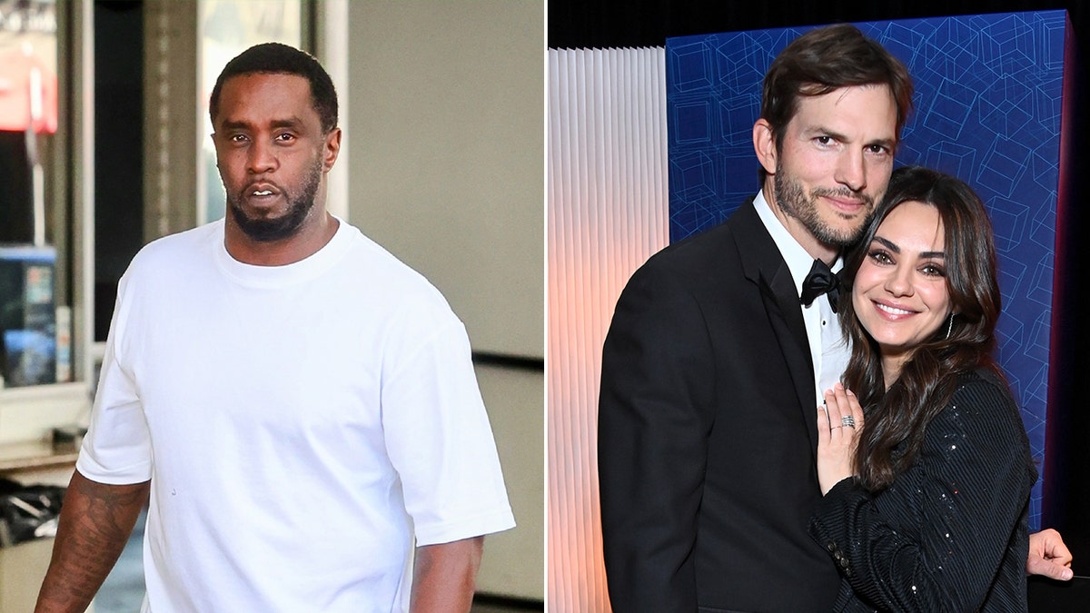 Diddy se separa de Ashton Kutcher y Mila Kunis