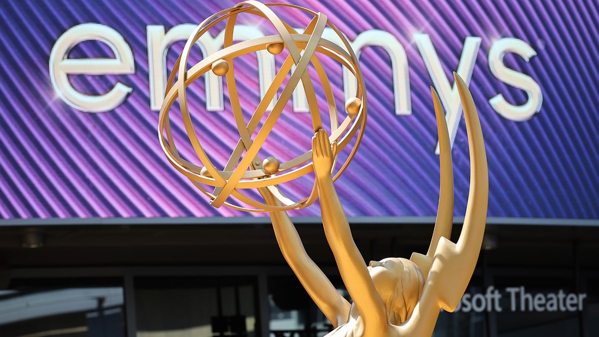 An Emmy statuette