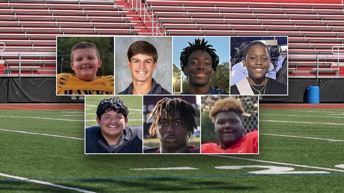 Cohen Craddock, de 13 años, de Virginia Occidental; Caden Tellier, de 16 años, de Alabama; Robert James Gillon III, de 15 años, de Florida; Javion Taylor, de 15 años, de Virginia; Ovet Gómez-Regalado, de 15 años, de Maryland; Semaj Wilkins, de 14 años, de Alabama; y Leslie Noble, de 16 años, de Maryland.