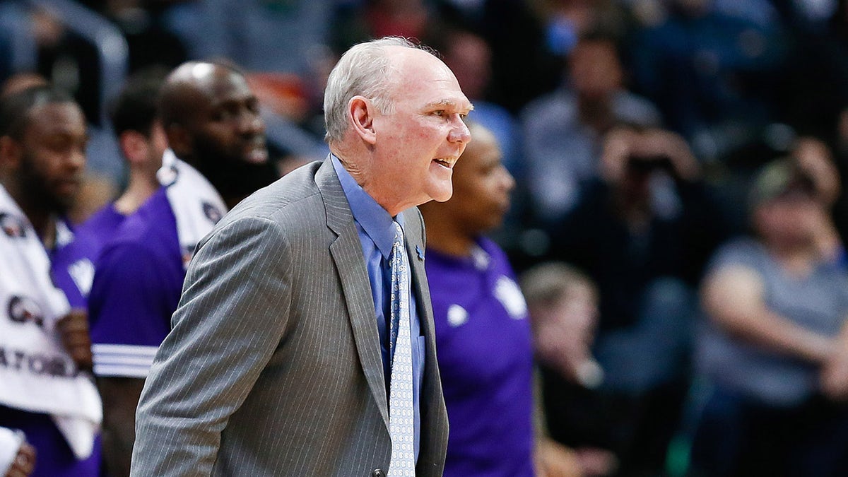 George Karl on the sidelines