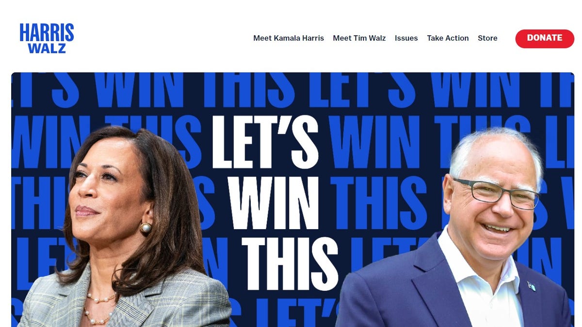 The Harris campaign website added an 