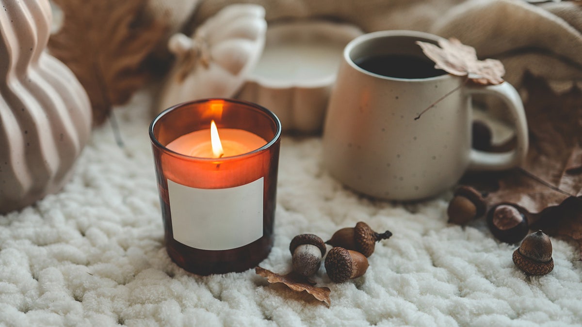 Relax and unwind with the delicious smell of fall-scented candles.?