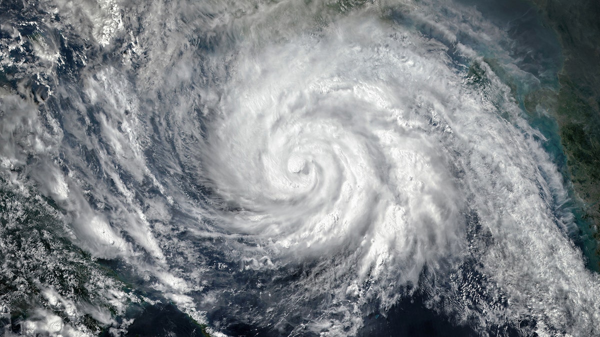 Un huracán desde el espacio.