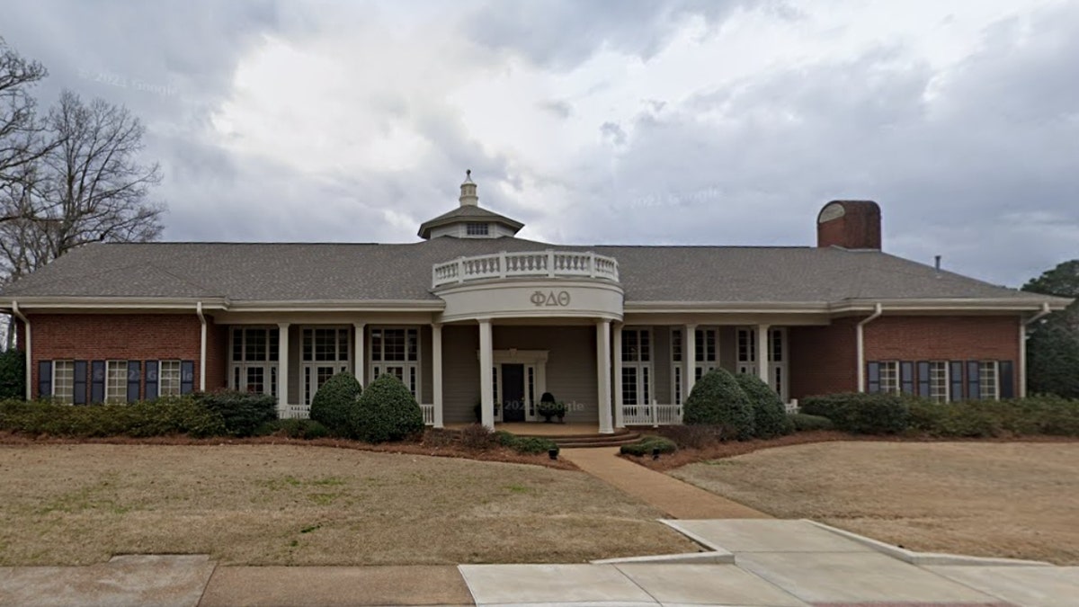 Phi Delta Theta house at the University of Mississippi