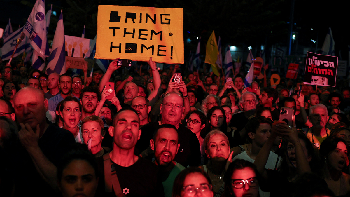 Protestas en Israel piden un alto el fuego