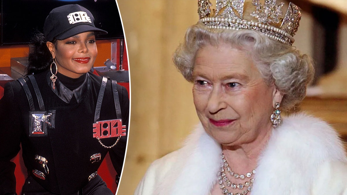 Janet Jackson sufrió un fallo de vestuario durante su actuación para la difunta Reina Isabel II