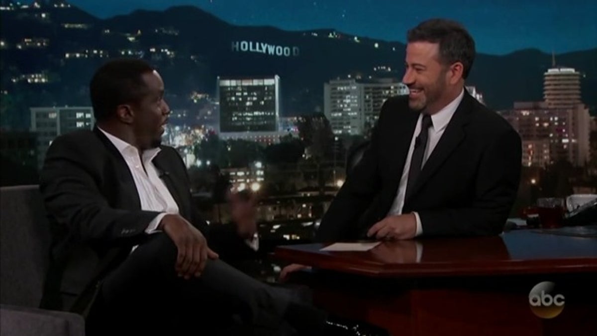 Diddy on Jimmy Kimmels show in 2018